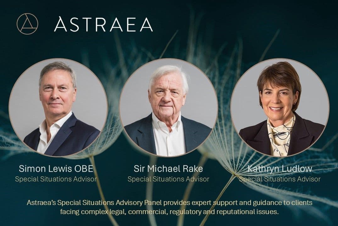Astraea launches special situations advisory panel  to tackle complex business challenges