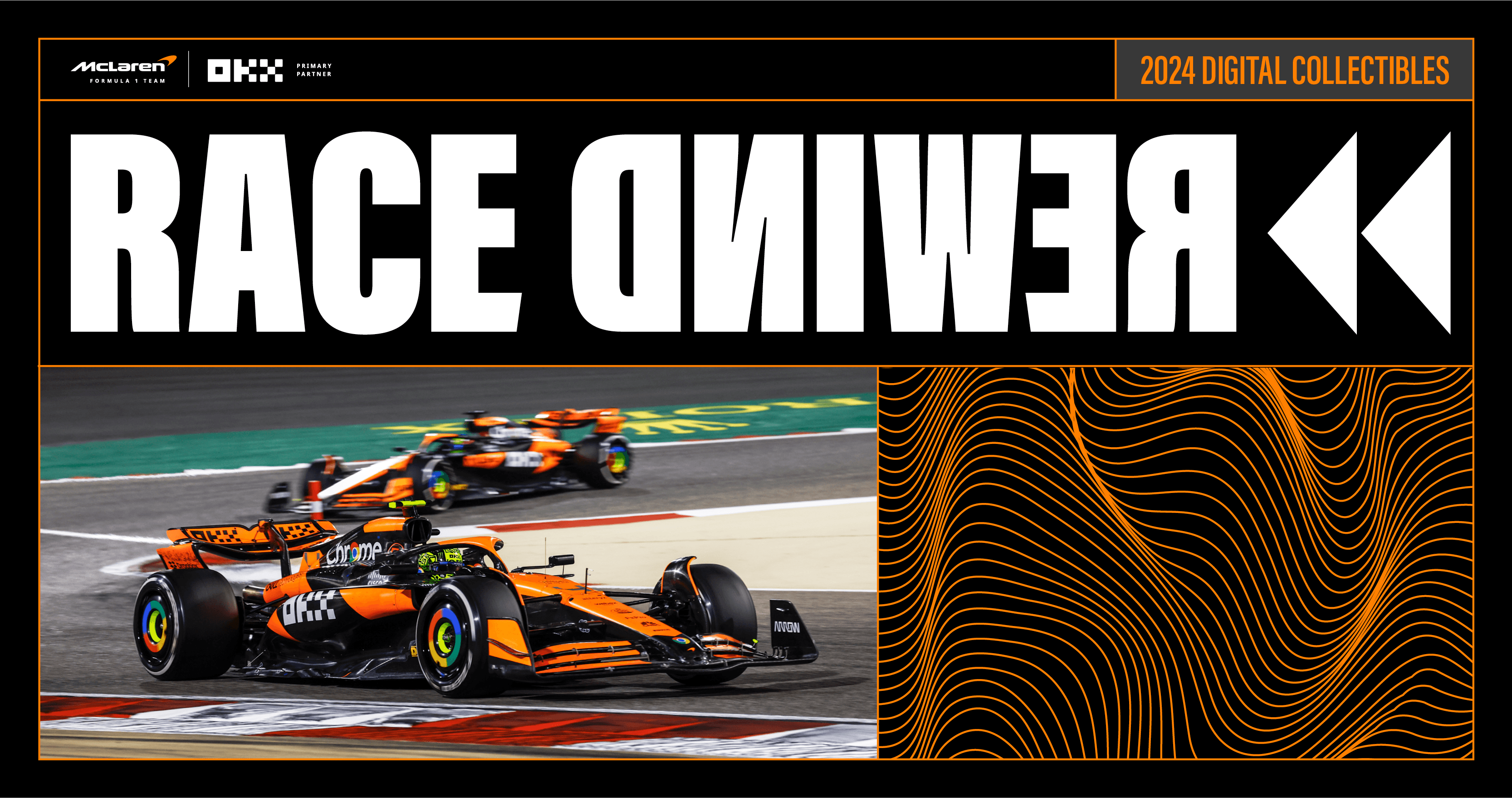 OKX and McLaren F1 launch 'Race Rewind' digital collectible series